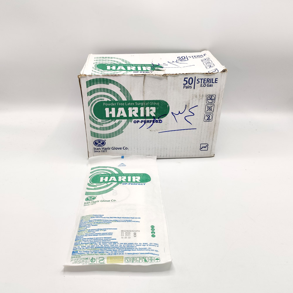دستكش جراحي حرير